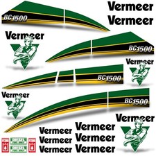 Decal Kit fits Vermeer BC1500XL Brush Chipper Wrap BC 1500 Yellow XL 7yr Vinyl