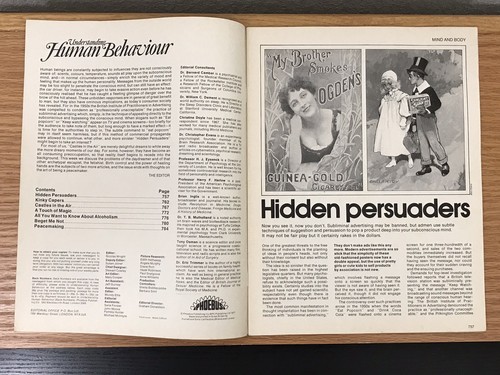 Vtg 1977 Understanding Human Behaviour Magazine Relationships Sexuality Part 28 - Picture 4 of 7