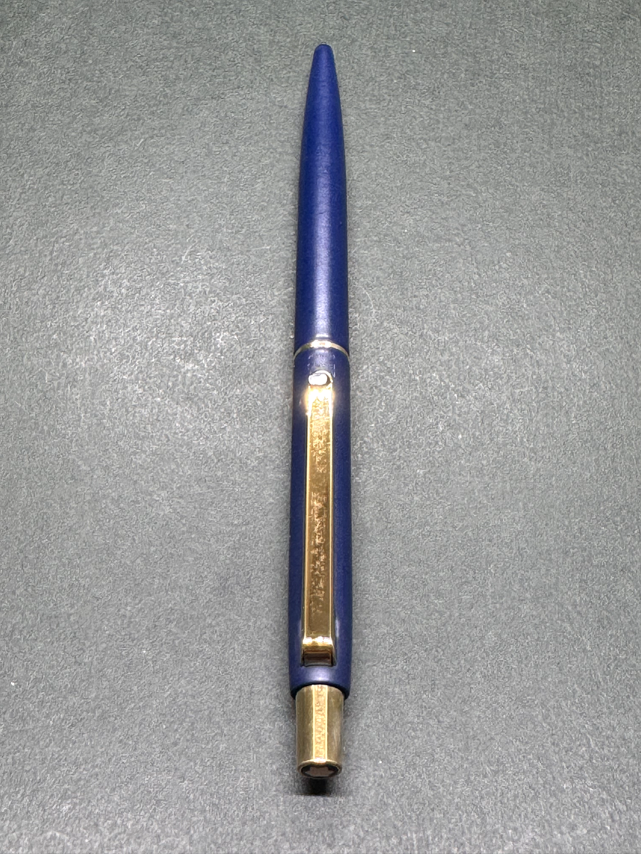 Excellent] MONTBLANC Noblesse Slimline Navy-Blue GT Vintage Knock