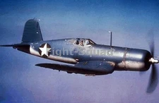 WW2 Picture Photo F4U-1 Corsair fighter in flight circa 1942  1320