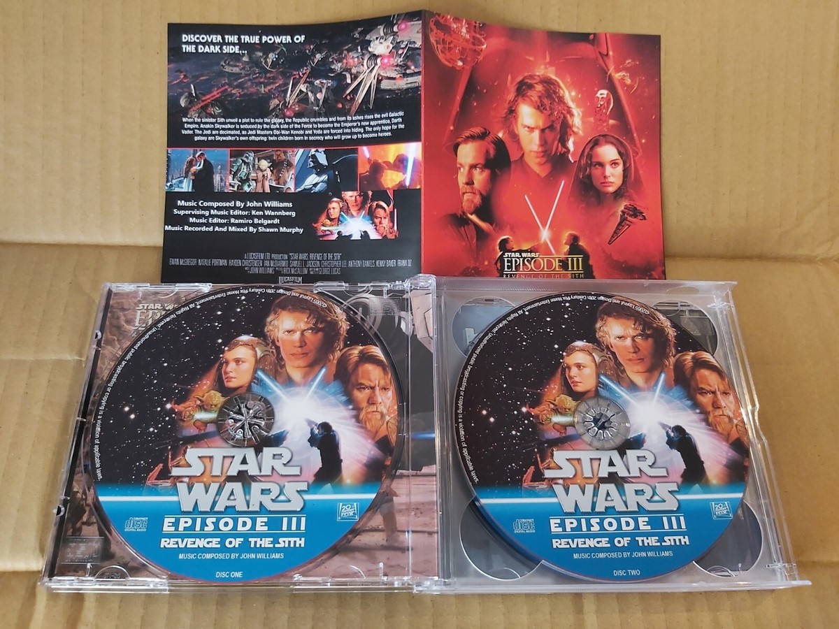 Star Wars Episode III Revenge Of The Sith Complete Score 3CD John