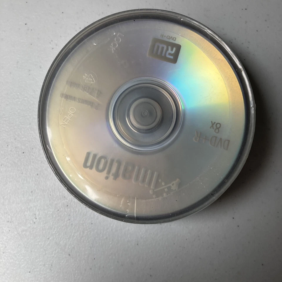 Imation DVD+R 16x Speed 4.7GB 2-4 Hours Blank Disc 25pk Spindle New 2003 - Image 2 of 4