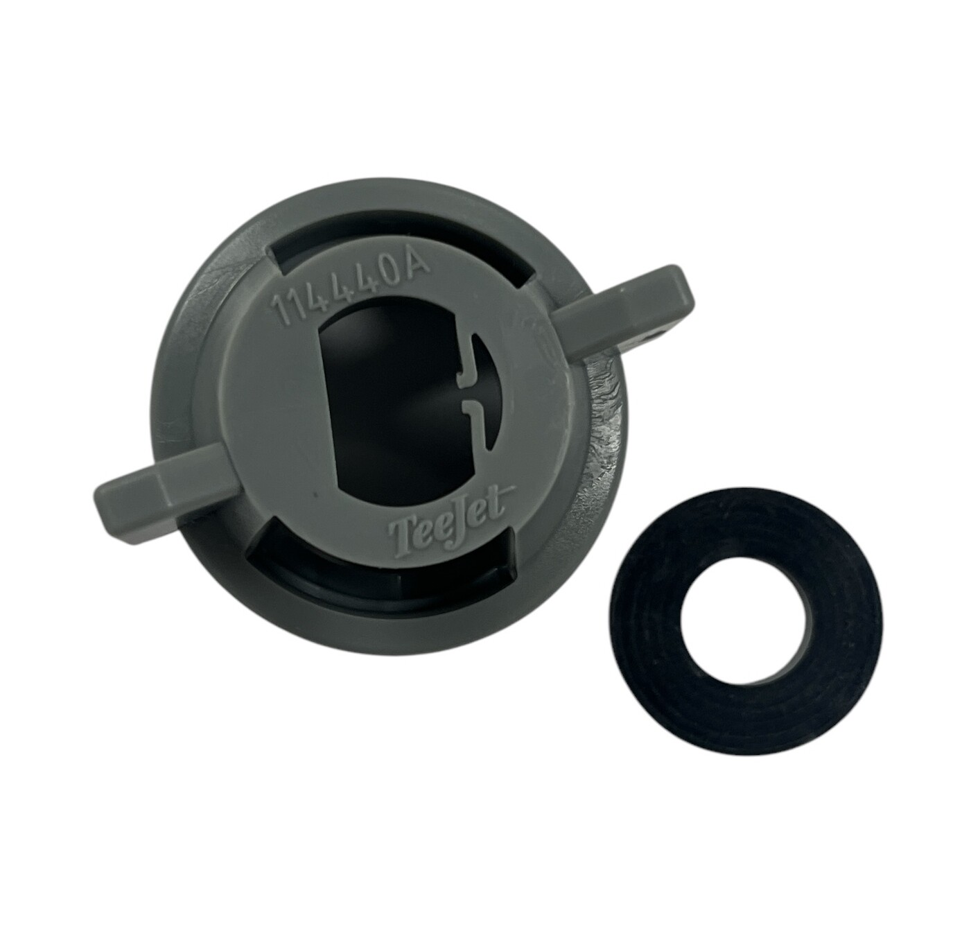 TeeJet Gray Spray Tip Quick Cap And Gasket Assembly - 114441A-9-CELR