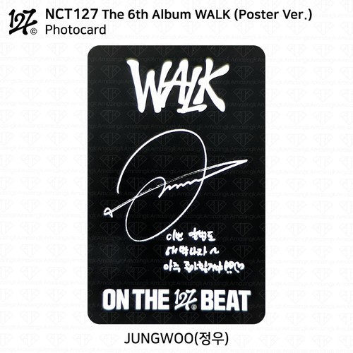 Tarjeta fotográfica oficial NCT127 The 6th Album Walk SMini KPOP Doyoung Jaehyun - Imagen 70 de 110