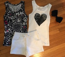 girls lot of 4 TCP shirt Koala Kids Shorts Size:4 EUC