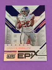 2019 Panini Score Saquon Barkley Epix Season #ES-8 New York Giants (X)
