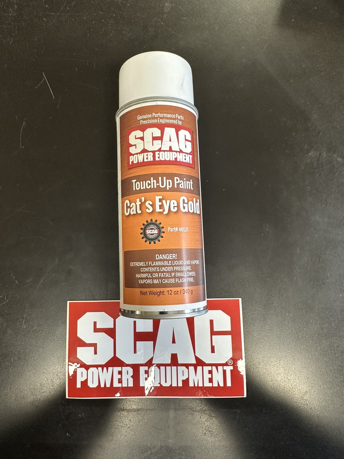 SCAG 48521 Spray Paint, Cat's Eye Gold. One Can.