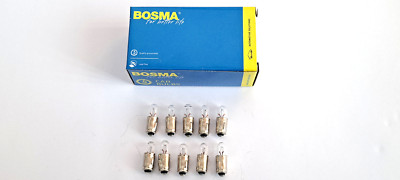 10 Stück Bosma 12V 2W BA7s Tachoglühbirne Glühlampen Glühbirne Kugellampe