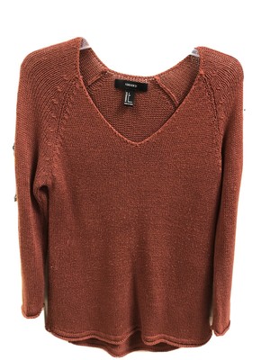 burnt orange fall sweater