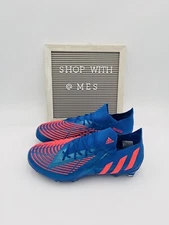 Adidas Predator Edge.1 Low FG H02954 Blue Red Mens Soccer Cleats
