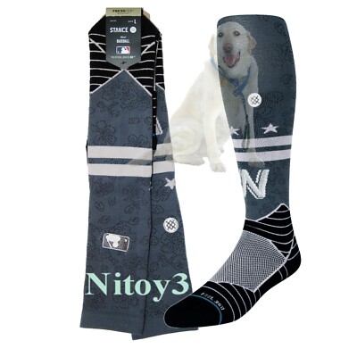 Stance Washington Nationals 2022 City Connect Baseball Socks-Over Calf Men Large