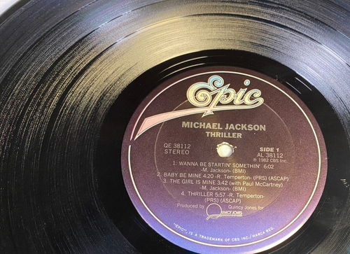 Michael Jackson - Thriller Misprint Co-Pro. Error 1982 Original LP Gatefold VG+ - Picture 17 of 21