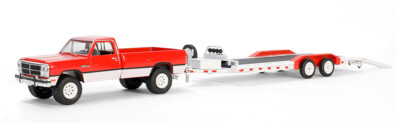 GREENLIGHT, DODGE Ram Power 250 1991 mit Sänfte aus der HITCH & TOW-Serie in ...