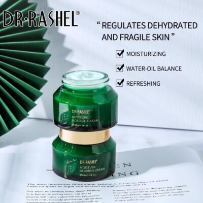 Best Dr.Rashel Green Tea Moisture Nourish Face Cream 50 g with Natural Green Tea