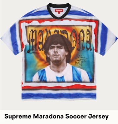 Supreme マラドーナ　サッカーシャツ　Sサイズ Supreme Maradona SoccerJersey Multicolor