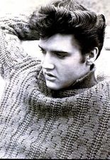 Elvis relaxes during the filming of Jailhouse Rock Post Card