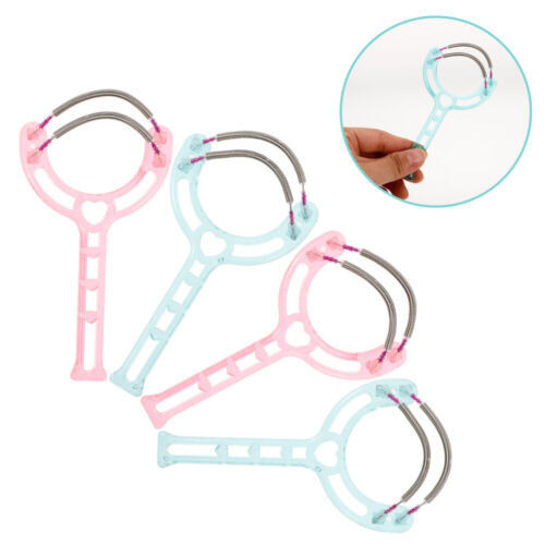 4 Pcs Facial Hair Remover Threader for Removal Spring Face Epilator