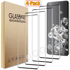 4Pack For Galaxy S20 S20 Plus S20 FE S20 Ultra Tempered Glass Screen Protector