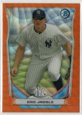 Eric Jagielo 2014 Bowman Chrome Orange Wave Refractor Card #BCP9
