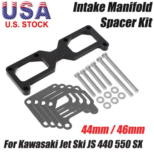 For Kawasaki Jet Ski JS 440 550 SX 1976-1995 Intake Manifold Spacer Kit Aluminum - Bild 1 von 8