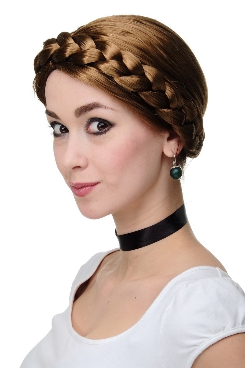 Cosplay Perücke Mit Geflochtenen Zöpfen - Schwarz, Lang, Verstellbare Kappe - Für Halloween & Karneval
