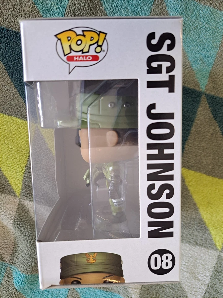 SGT Johnson Pop 08 - Halo Funko Pop! Vinilo 2018 abovedado + protector Foto 3 de 4
