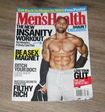 Men's Health 2015 magazine SHAUN T Insanity Workout