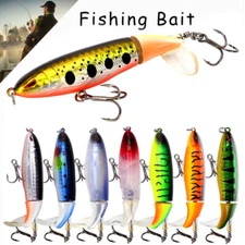 Topwater Fishing Lures with Hooks, Crankbaits Bass Bait Trout for Trout,Salmon