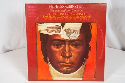 Heifetz/Rubinstein - Favorite Beethoven Concertos VCS7087 1971 RCA-2LP