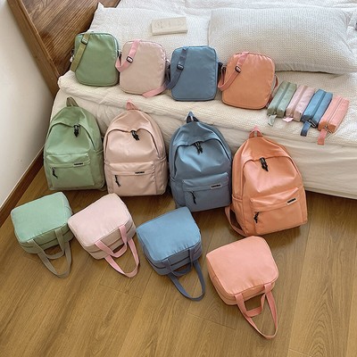 4Pcs Backpack Set School Bookbag Set Lightweight Travel Backpack Travel Daypack