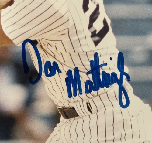 Don Mattingly Signed 1988 New York Yankees Vintage Auto 8x10 Photo PSA COA MLB - Picture 2 of 8