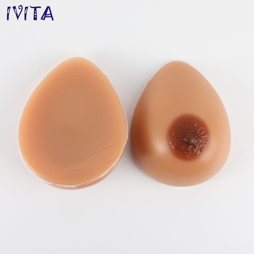 Teardrop Silicone Breast Forms D Cup Crossdresser Transgender Bra Enhancers - Picture 3 of 12