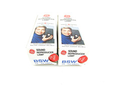 Lot of 2 GE General Electric BSW 7V 20A Sound Reproducer Lamp