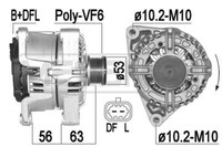 Messmer Lichtmaschine Generator 100A 14V FüR Opel Meriva B GroßRaumlimousine