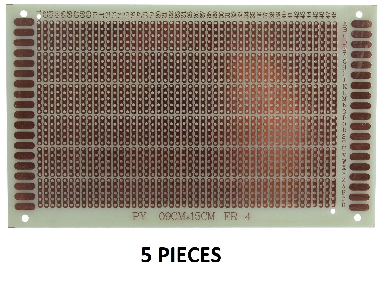 5 pcs Single Sided 5er Stripboard PCB Proto Perf Board FR4 9x15 cm eBay