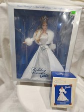 2003 Barbie Holiday Visions Winter Fantasy Mattel NIB With Ornament