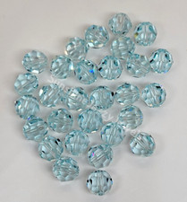 Swarovski Crystal Light Azore Faceted Round 5000 Beads; 4mm 24 or 8mm 6 