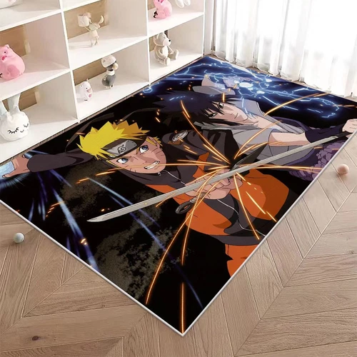Alfombra 3D Naruto Akatsuki dormitorio salón alfombrilla alfombrilla alfombrilla puerta - Imagen 7 de 16