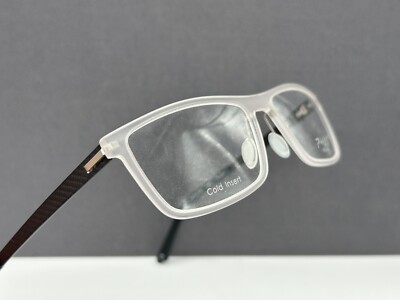 Plus glasses women men gray rectangular Pl + S carbon temple TR90 NP:  415