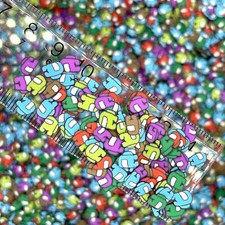 FAKE 5MM/10MM Machine Game Character Polymer Clay Sprinkles NOT EDIBLE 