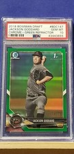 Jackson Goddard - 2018 Bowman Chrome Draft Green Refractor   PSA 10  #71/99