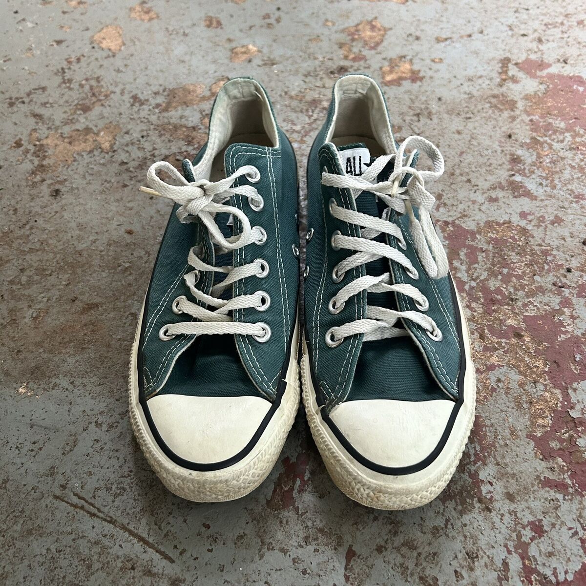 Vintage 90s Converse Low Top Chuck Taylor Made In USA Size 7 Men’s Green Vintage 90s Converse Low Top Chuck Taylor Made In USA Size 7 Men’s Green