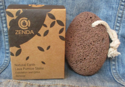 ZENDA NATURAL EARTH LAVA PUMICE STONE Feet Exfoliator Callus Scrubber BB2