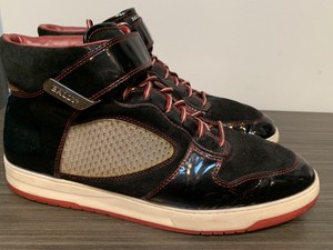 bally patent leather sneakers