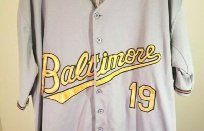 Baltimore Orioles MLB Majestic Classic Gray Chris Davis #19 size