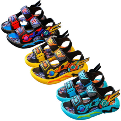 Kinder Jungen Sandalen Pantoletten Schaum Schuhe Strand Sommer Leicht Gr 21-35