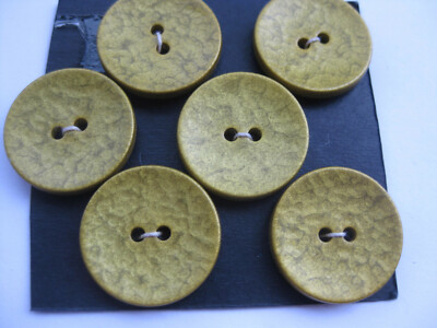22.5mm Medium Very Nice Chartreuse Hammered Finish Vintage Sewing ...