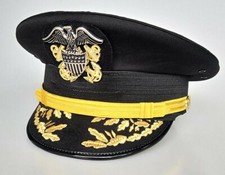 Captain Ship Sailor Black Hat Navy Cap Captain Hat Uniforms Costume Party