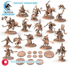 Miniature D&D/wargames Signum Workshop Luglio 2022 resina dettagliata 3d print