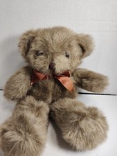 Teddy Bear America Wego Vintage Plush 12" Stuffed Animal Light Brown Cute